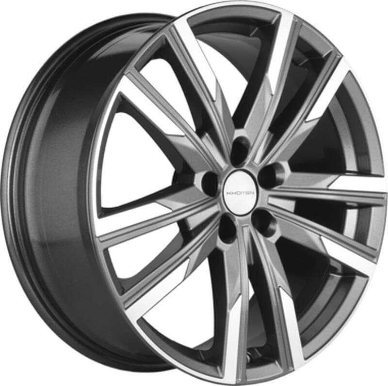 Khomen Wheels KHW1905 7.5x19 5x100 ET28 DIA57.1 Gray-FP 