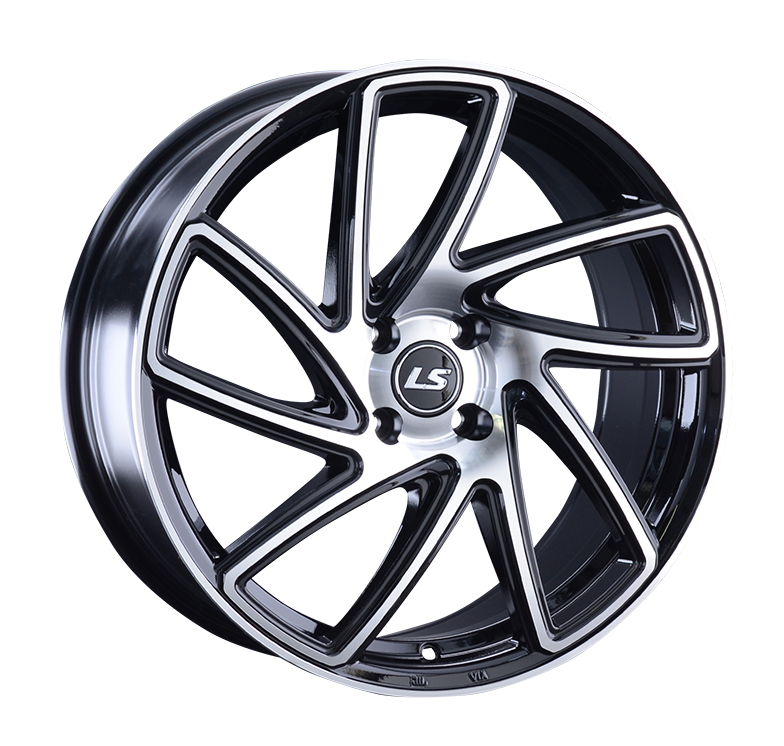 LS Wheels 1054 7.5x17 5x114.3 ET45 DIA67.1 BKF 