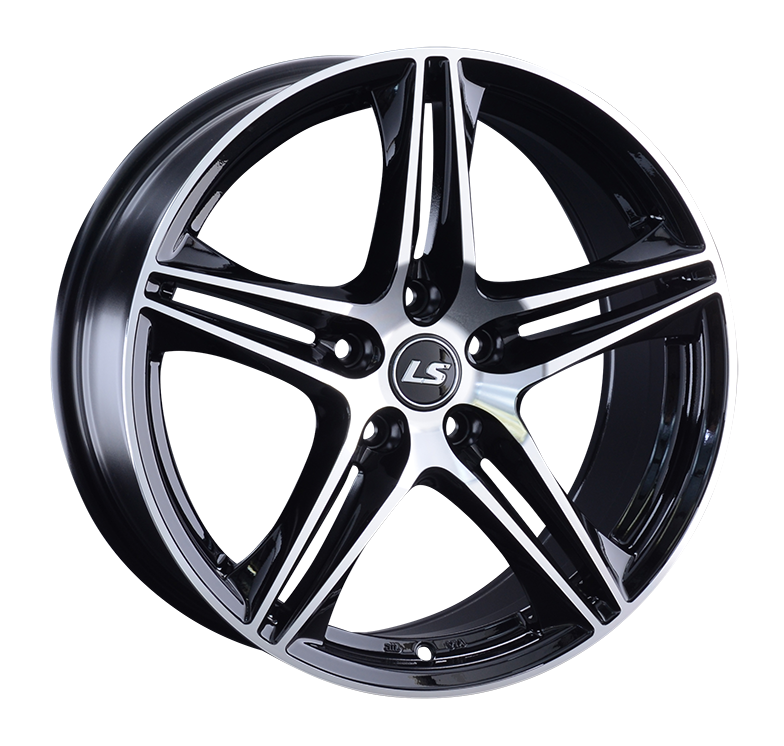 LS Wheels 1056 8x18 5x114.3 ET35 DIA67.1 BKF 