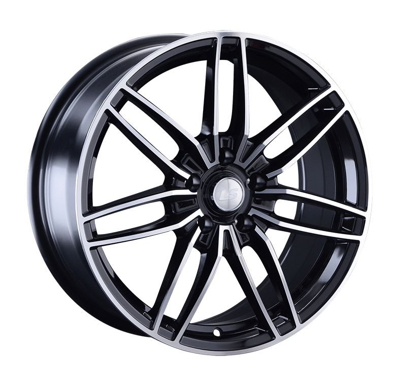 LS Wheels 1241 8x18 5x112 ET35 DIA66.6 BKF 