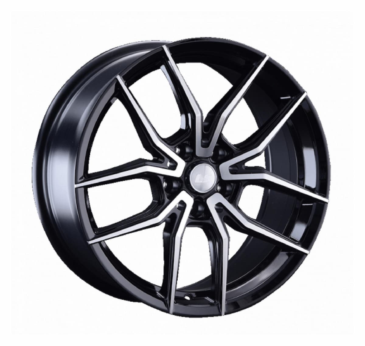 LS Wheels 1242 8x18 5x114.3 ET45 DIA67.1 BKF 