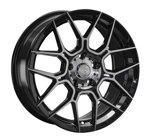 LS Wheels 1265 7.5x17 5x114.3 ET40 DIA60.1 BKF 