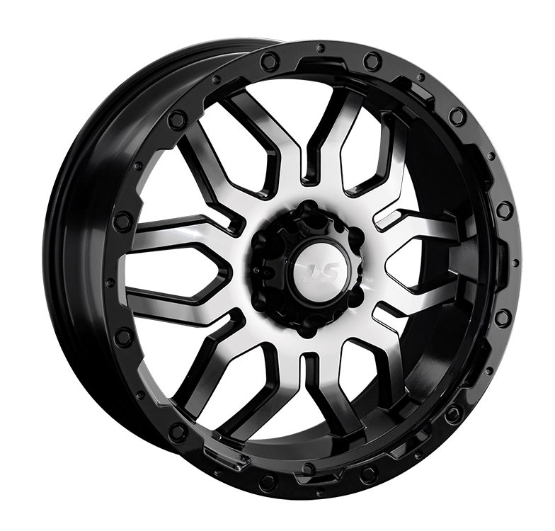 LS Wheels 1285 7x16 5x139.7 ET35 DIA98.5 BKF 