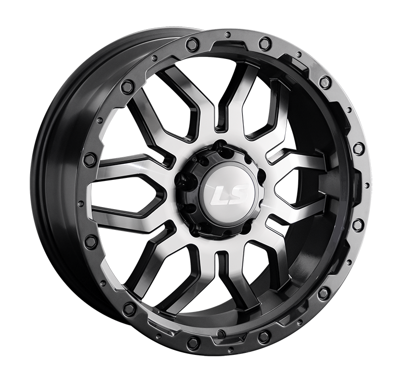 LS Wheels 1285 7x16 5x139.7 ET10 DIA108.1 GMF 