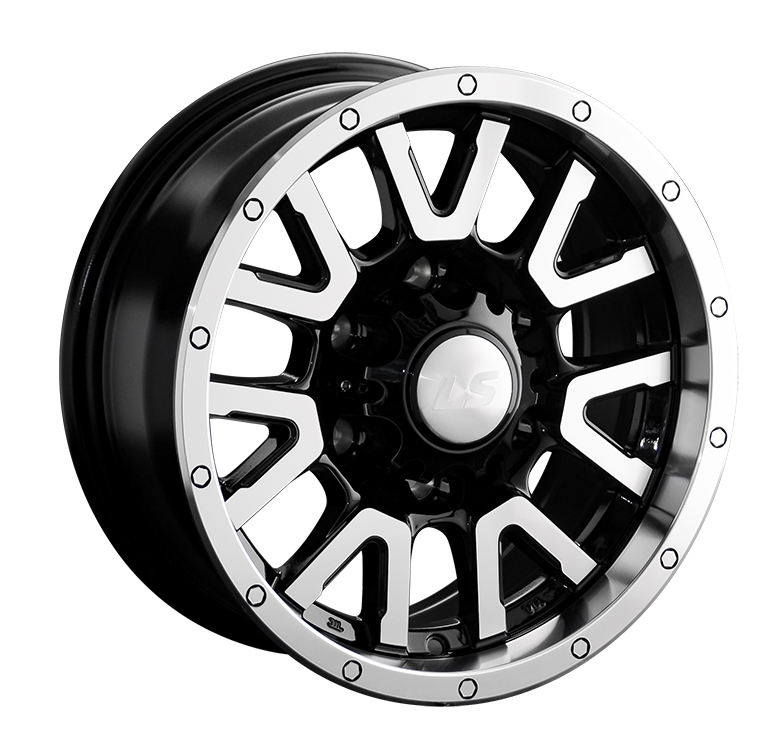LS Wheels 1288 7x15 6x139.7 ET10 DIA106.1 BKF 