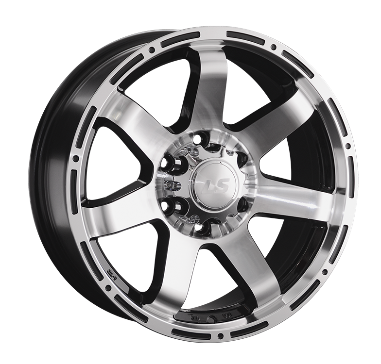 LS Wheels 1289 8x18 6x139.7 ET20 DIA106.1 BKF 