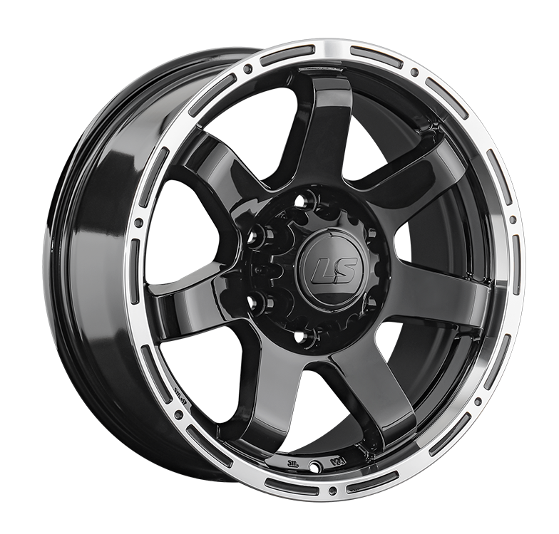 LS Wheels 1289 7.5x17 6x139.7 ET25 DIA106.1 BKL 