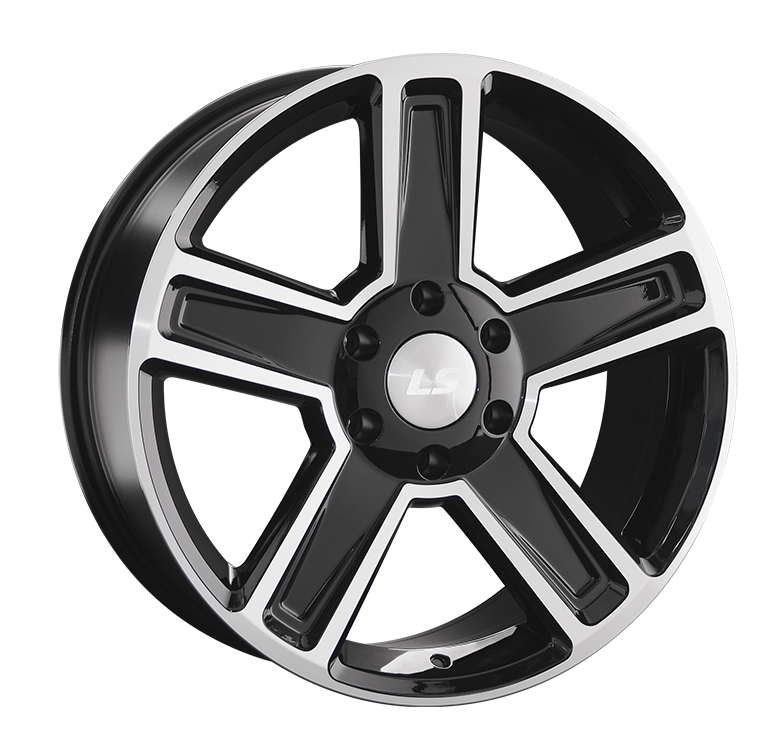 LS Wheels 1296 8x18 6x139.7 ET20 DIA106.1 BKF 