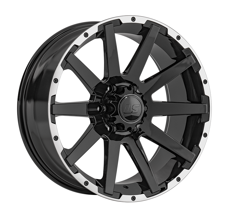 LS Wheels 1302 9x20 6x139.7 ET20 DIA100.1 BKL 