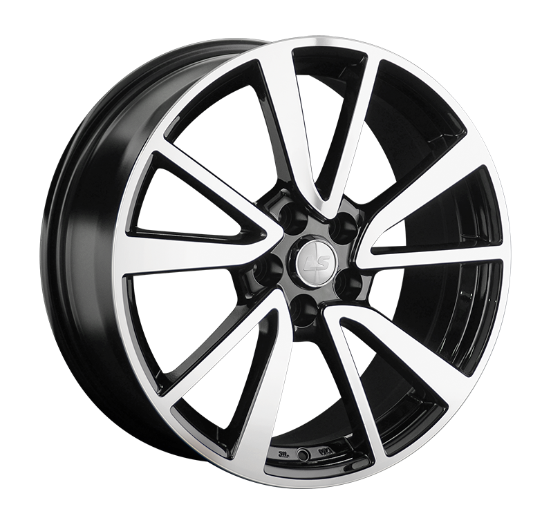 LS Wheels 1334 7.5x18 5x108 ET33 DIA60.1 BKF 