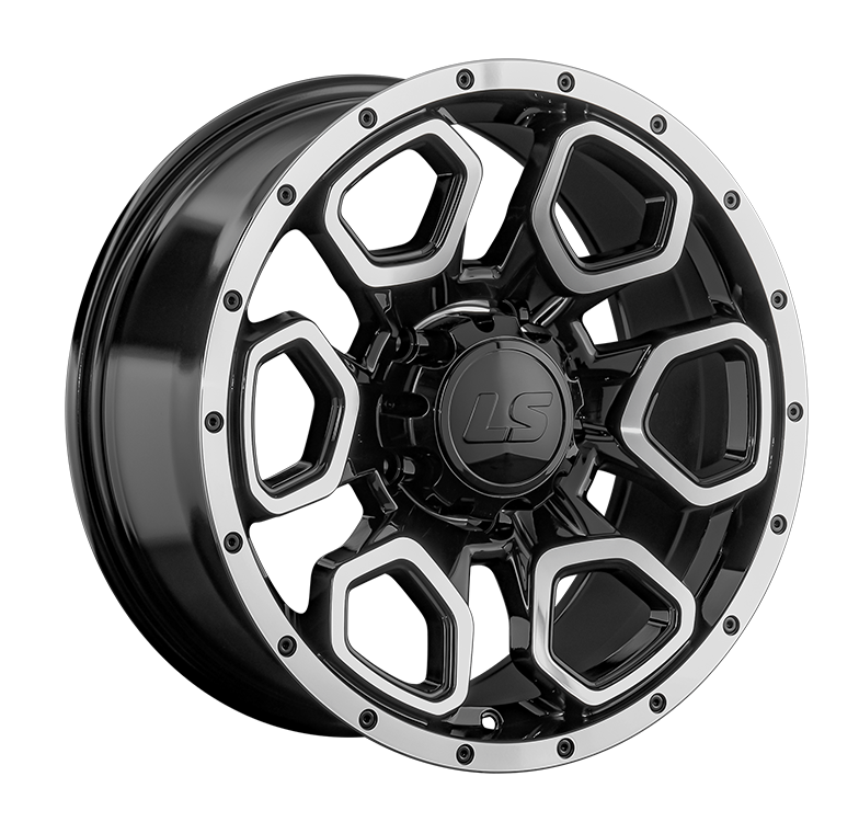 LS Wheels 1345 9x18 5x150 ET30 DIA110.1 BKF 