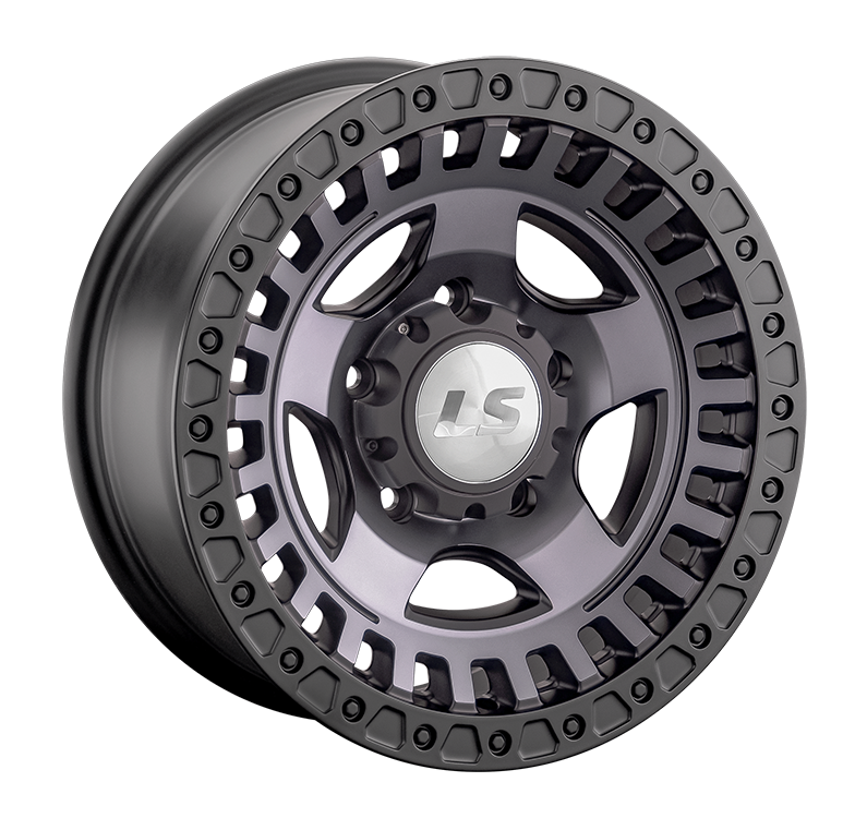 LS Wheels 1351 8.5x17 5x150 ET15 DIA110.1 BR+BK 