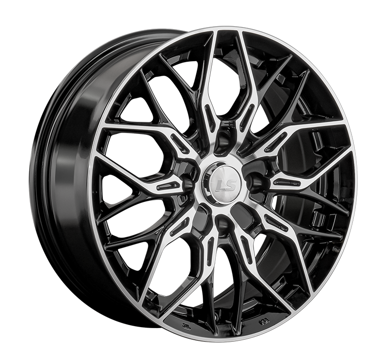 LS Wheels 1355 7x16 4x114.3 ET40 DIA67.1 BKF 
