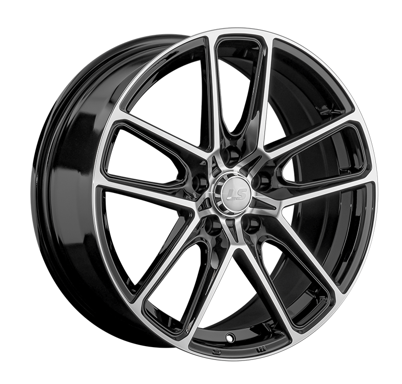 LS Wheels 1360 7.5x17 5x108 ET33 DIA65.1 BKF 