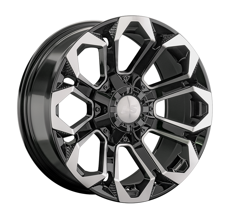 LS Wheels 1366 9x17 6x139.7 ET20 DIA106.1 BKF 