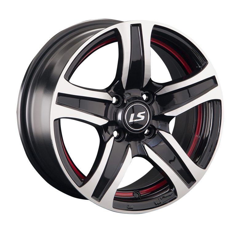 LS Wheels 145 7x16 4x98 ET28 DIA58.6 BKFRL 