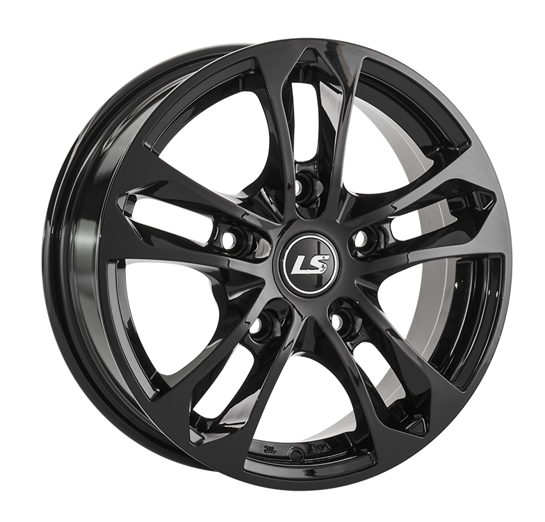 LS Wheels 197 6x15 5x139.7 ET40 DIA98.5 black 