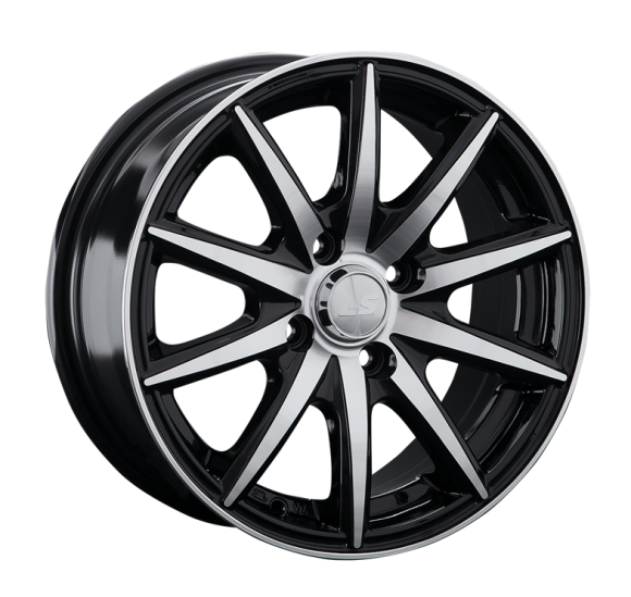 LS Wheels 221 6.5x15 5x114.3 ET40 DIA73.1 BKF 