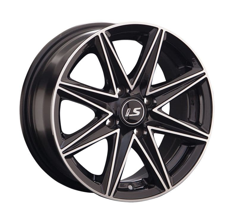 LS Wheels 363 6.5x15 4x100 ET40 DIA73.1 BKF 