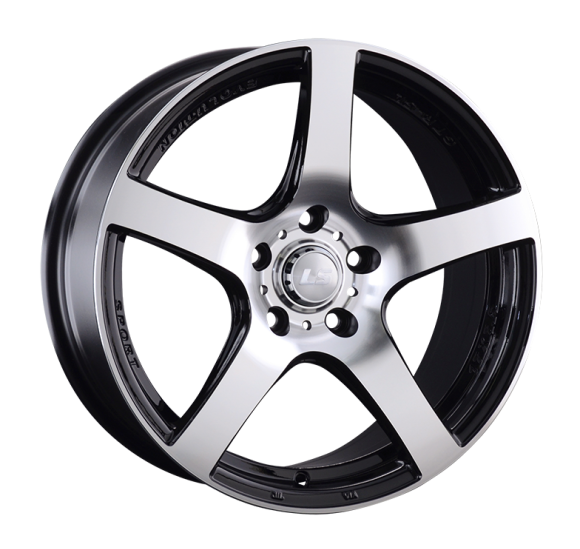 LS Wheels 364 7.5x17 5x114.3 ET40 DIA67.1 BKF 