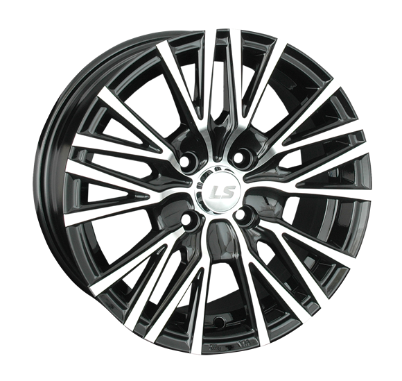 LS Wheels 568 7x16 5x114.3 ET40 DIA73.1 BKF 