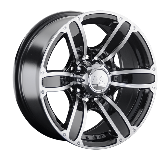 LS Wheels 766 8x16 6x139.7 ET10 DIA107.1 BKF 