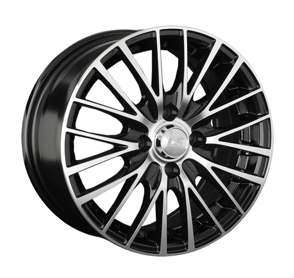 LS Wheels 768 7.5x17 4x100 ET38 DIA73.1 BKF 