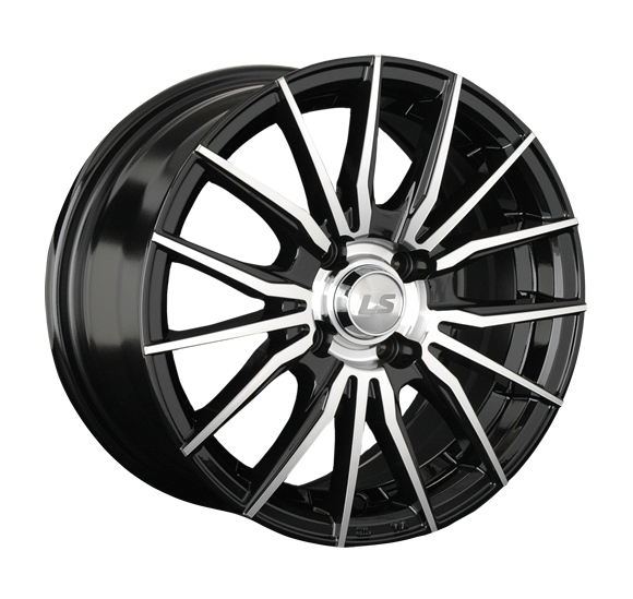 LS Wheels 791 6.5x15 5x100 ET38 DIA73.1 BKF 