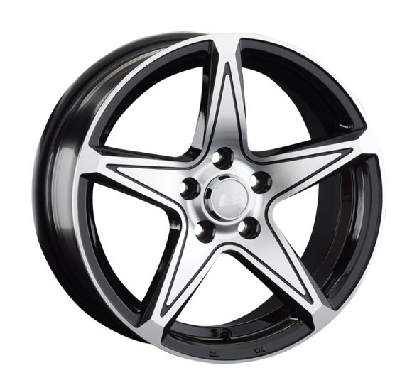 LS Wheels 852 7.5x17 5x114.3 ET38 DIA73.1 BKF 