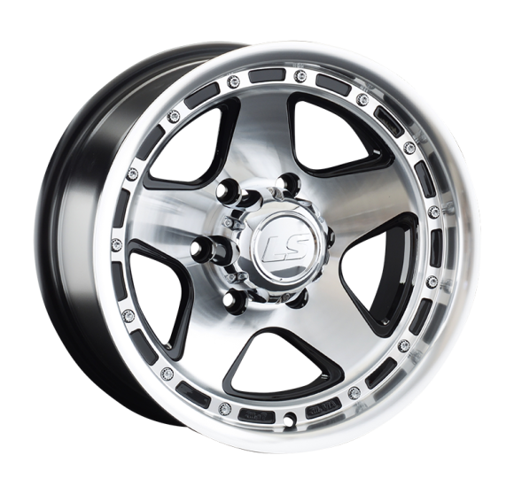 LS Wheels 870 8x16 6x139.7 ET-10 DIA106.1 BKF 
