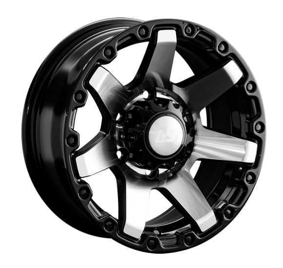 LS Wheels 873 7x15 6x139.7 ET10 DIA106.1 BKF 