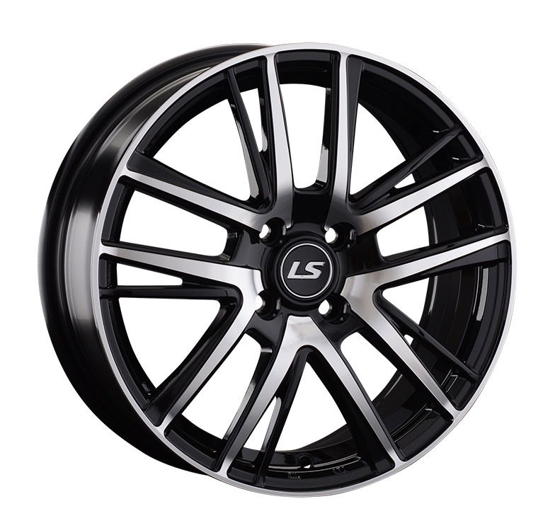 LS Wheels 917 6.5x17 5x108 ET40 DIA65.1 BKF 