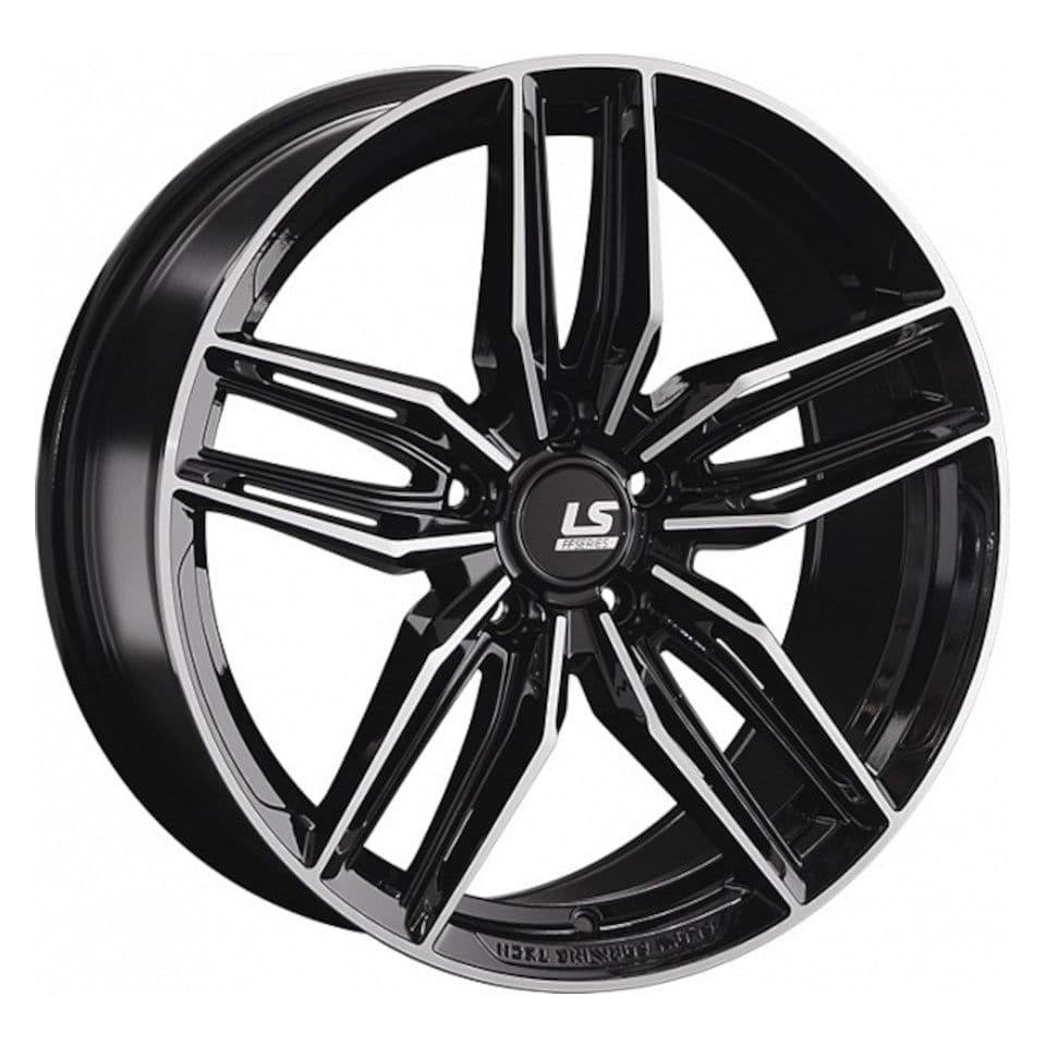 LS Wheels RC54 8x18 5x114.3 ET40 DIA67.1 BKF 