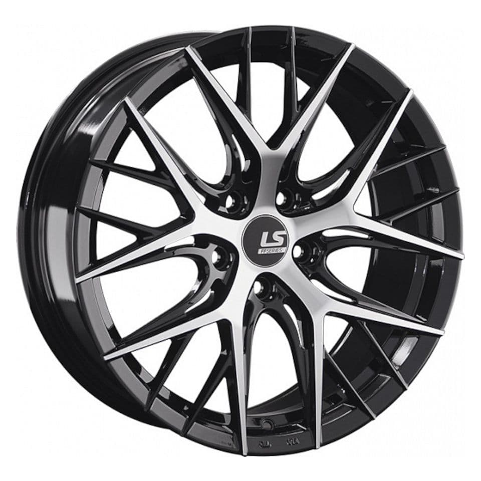 LS Wheels RC57 8x18 5x114.3 ET34 DIA67.1 BKF 