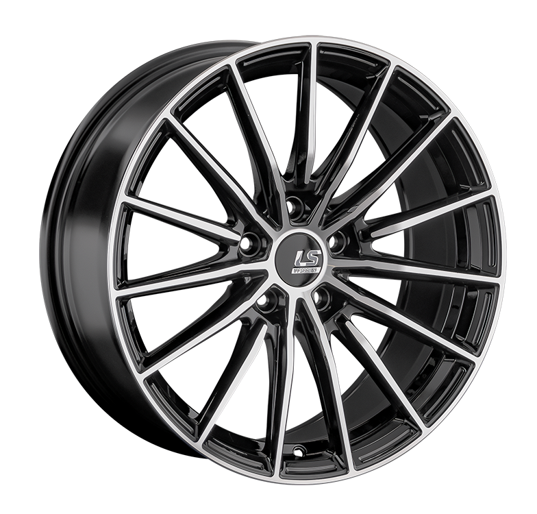 LS Wheels RC63 8.5x18 5x112 ET30 DIA66.6 BKF 