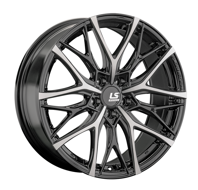 LS Wheels RC84 8x18 5x108 ET36 DIA65.1 BKF 