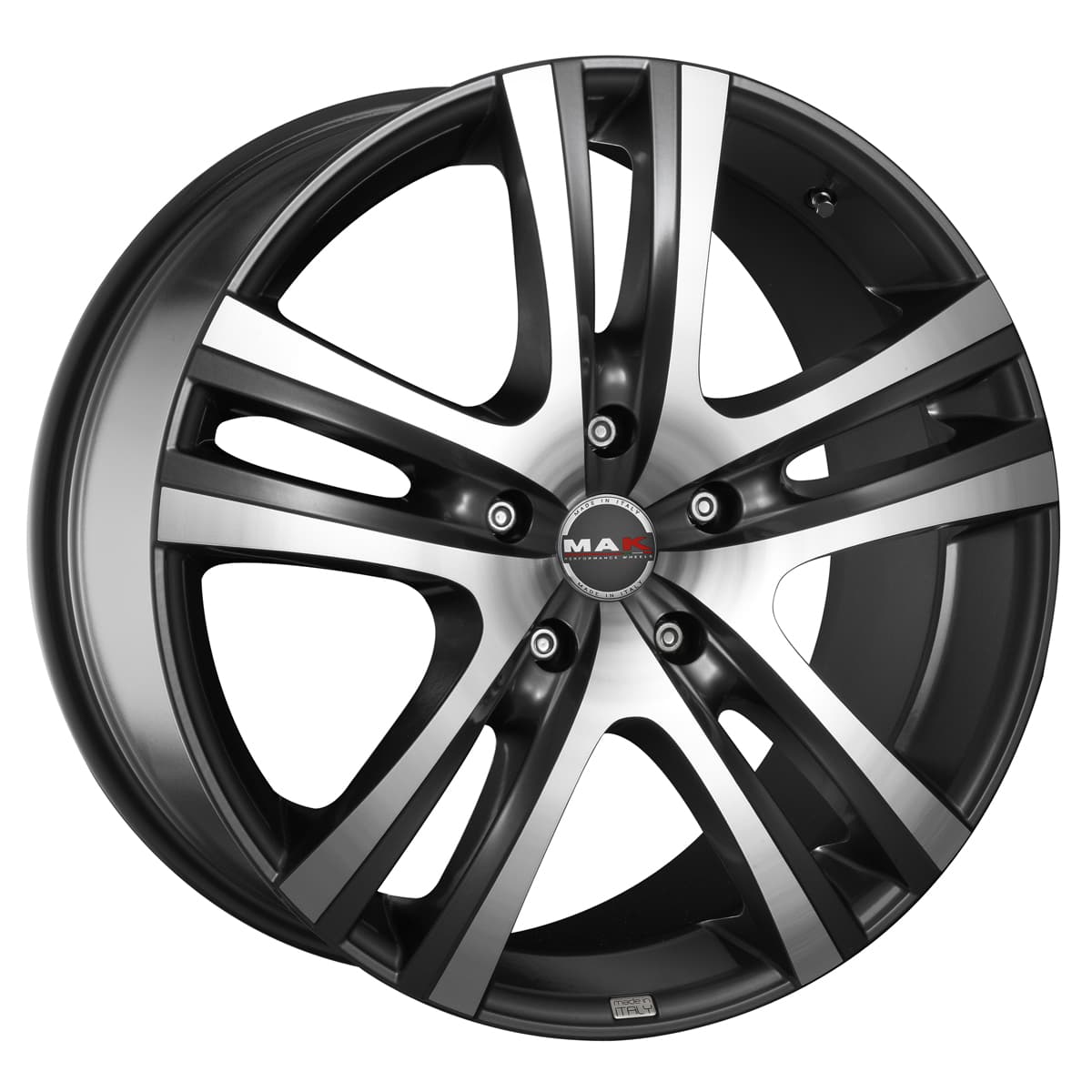 Mak Aria 9.5x20 5x127 ET45 DIA71.6 Gunmetal Mirror Face 