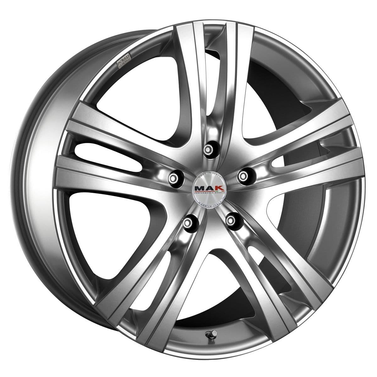 Mak Aria 9.5x20 5x112 ET35 DIA76 Silver 