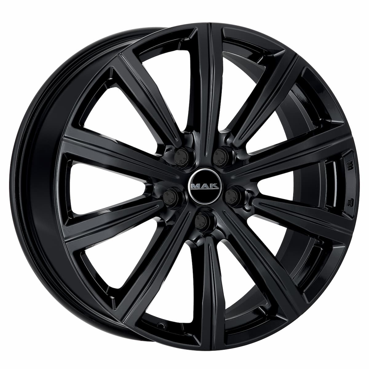 Mak Birmingham 8.5x20 5x112 ET28 DIA66.45 Gloss black