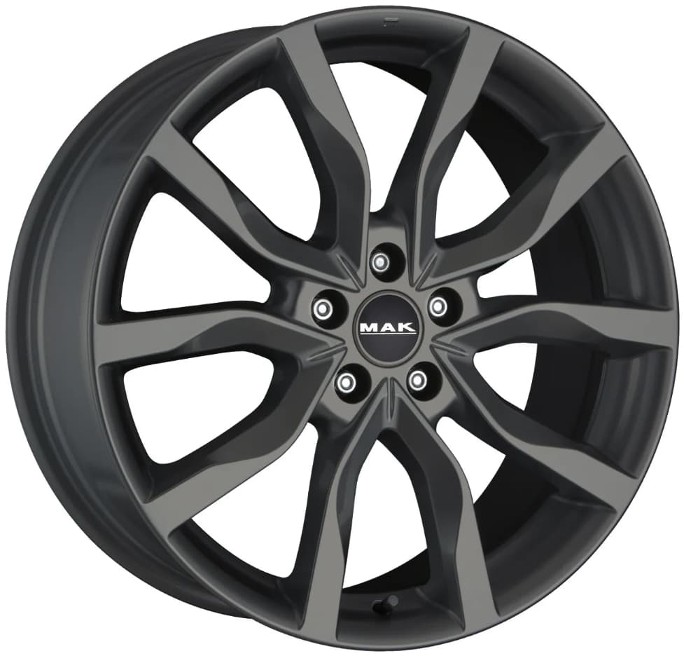 Mak Highlands 8x18 5x108 ET45 DIA63.3 Matt Black
