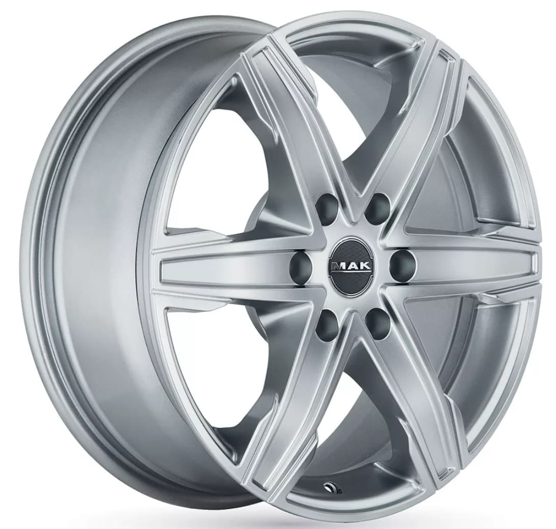 Mak King 6 6.5x16 6x130 ET62 DIA84.1 Silver 