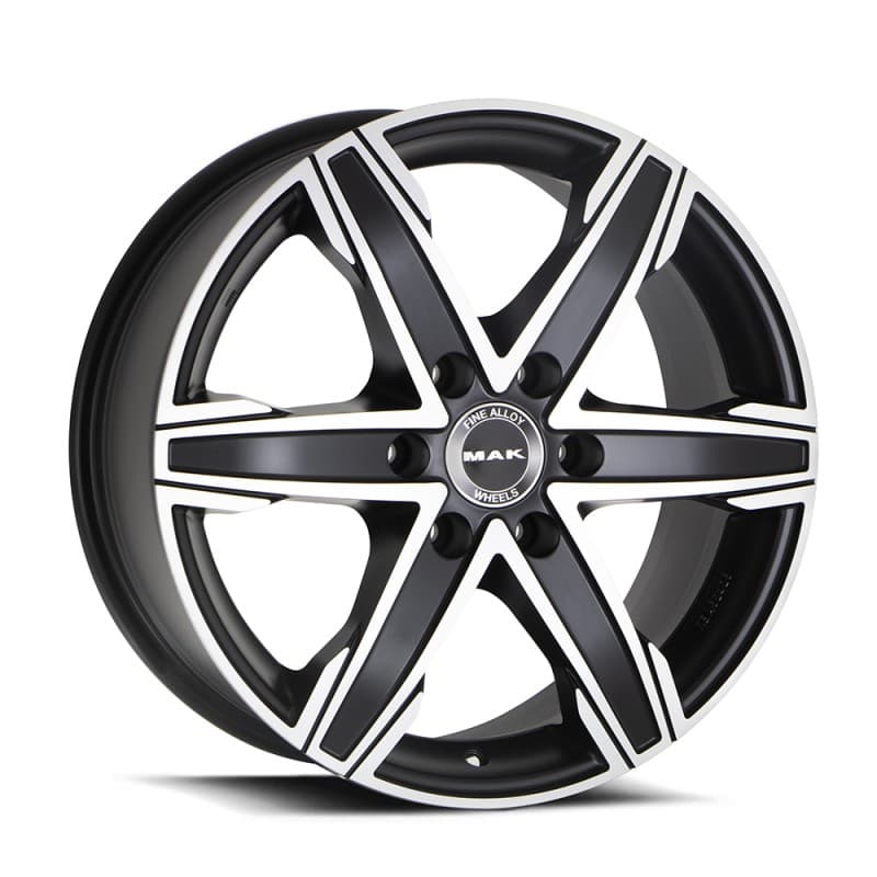 Mak King 6 6.5x16 6x130 ET62 DIA84.1 ice black 