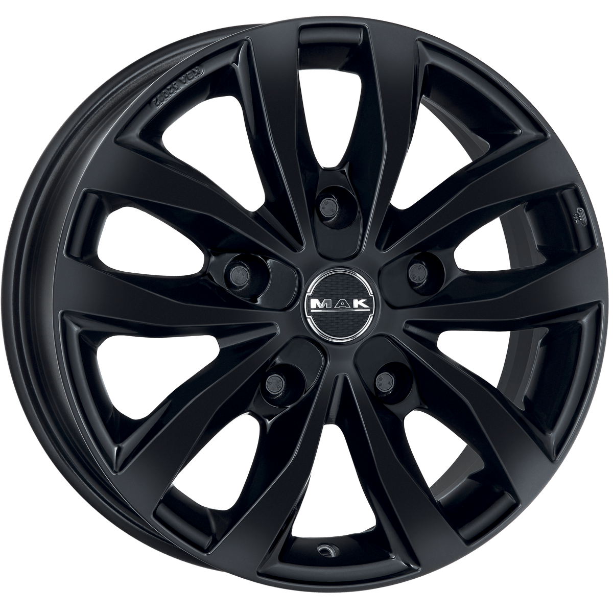 Mak Load 5 7x17 5x120 ET55 DIA65.1 Gloss black 