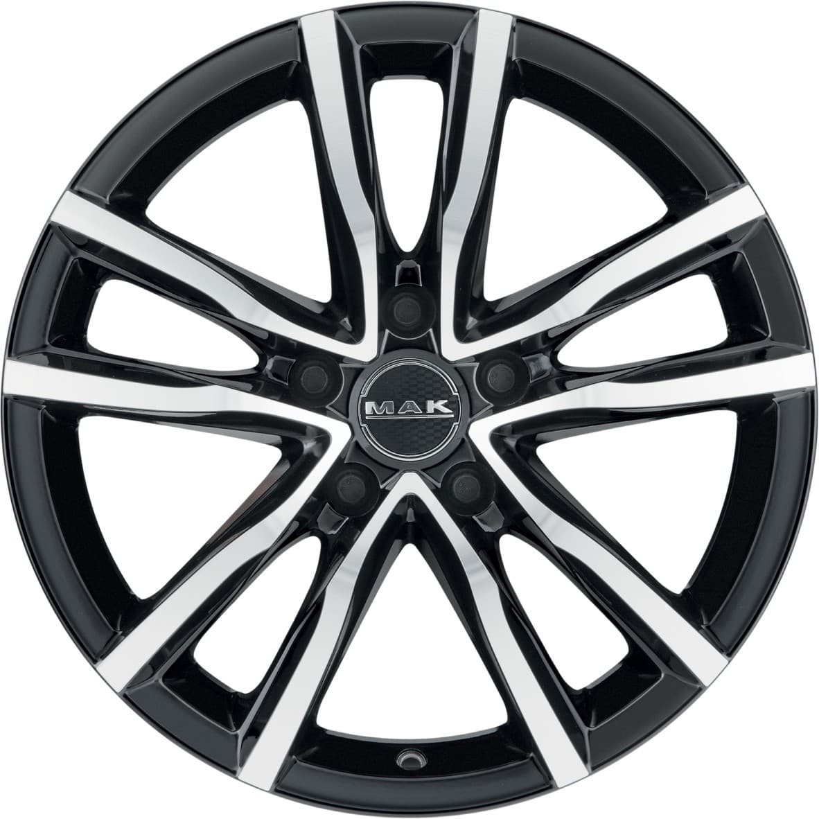 Mak Milano 8x18 5x112 ET50 DIA57.1 black mirror