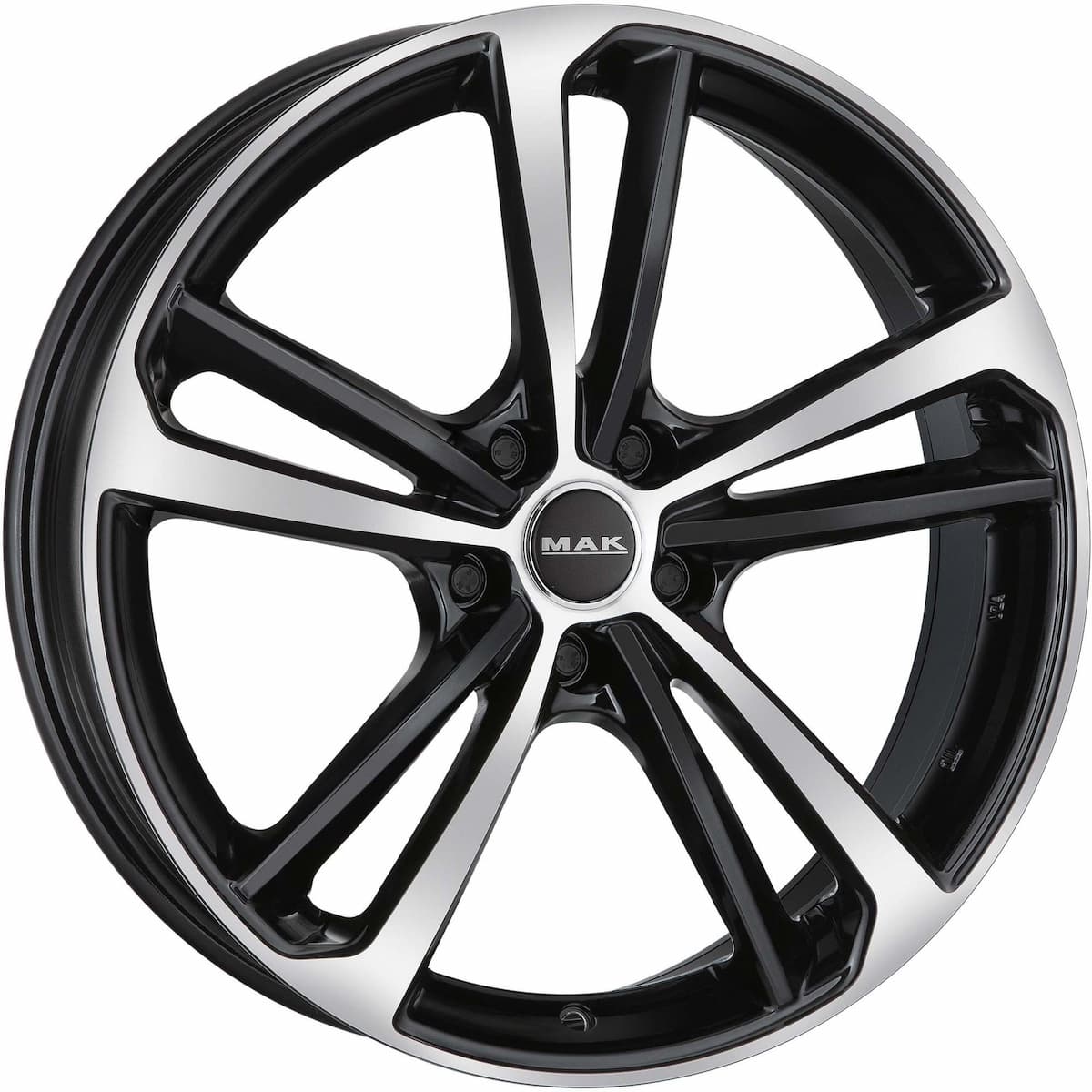 Mak Nurburg 8.5x21 5x112 ET43 DIA66.45 black mirror 