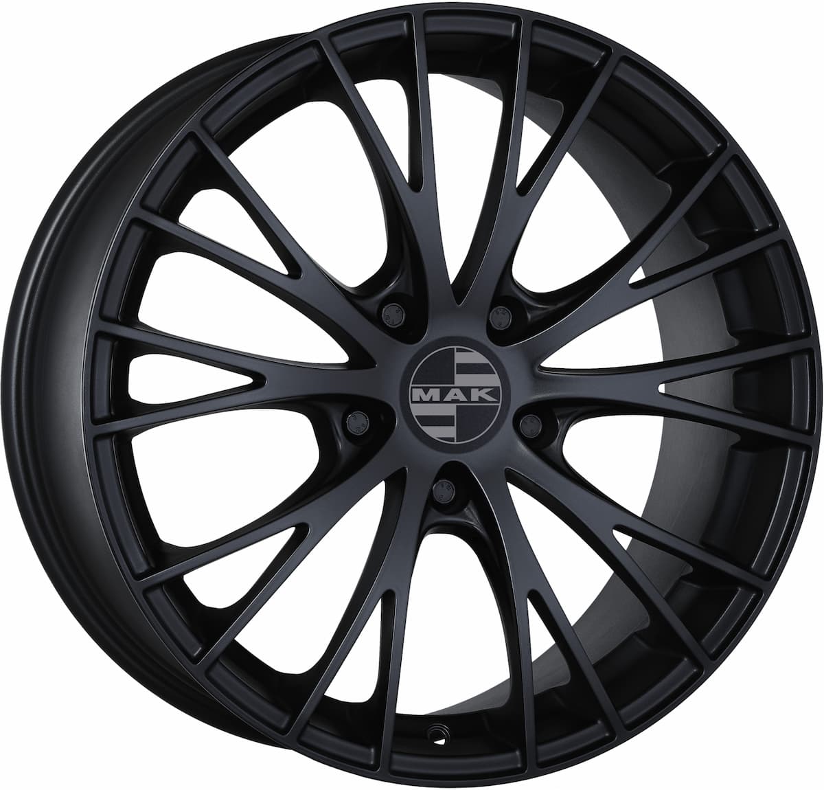 Mak Rennen 9x18 5x112 ET21 DIA66.45 Matt Black 