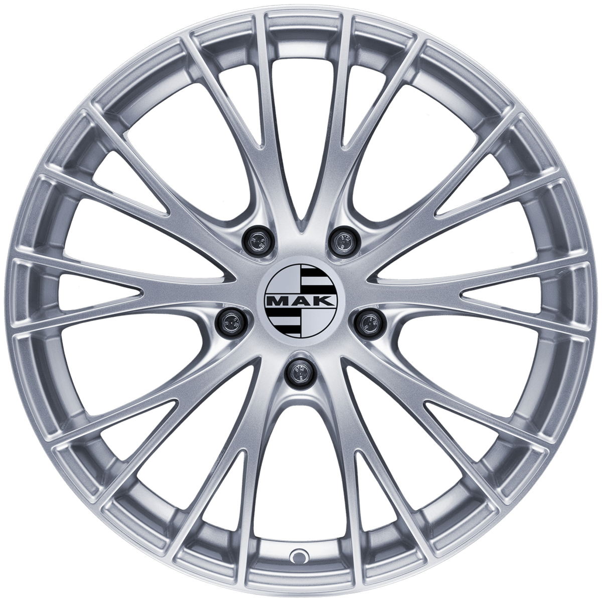 Mak Rennen 8x19 5x112 ET50 DIA57.1 Silver 