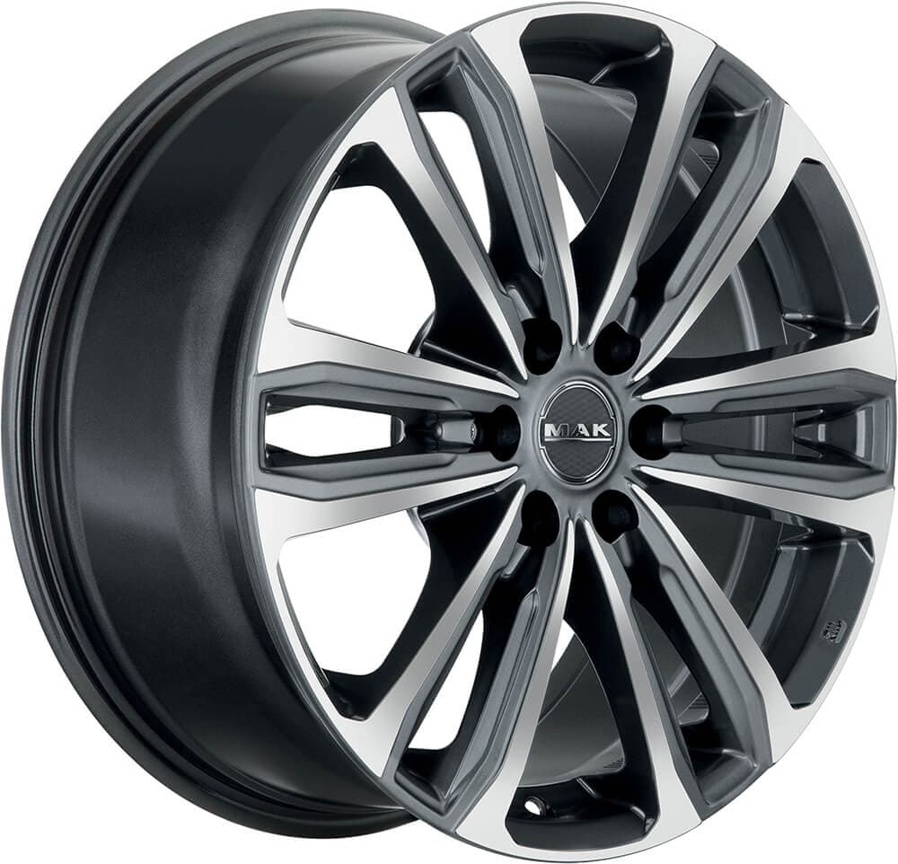 Mak Safari 6 7.5x17 6x139.7 ET30 DIA112.0 Gunmetal Mirror Face 