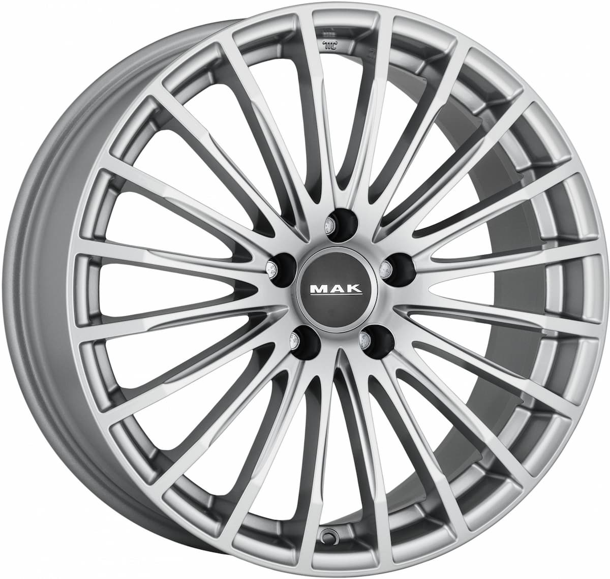 Mak Starlight 7.5x18 5x112 ET52 DIA66.6 Silver 