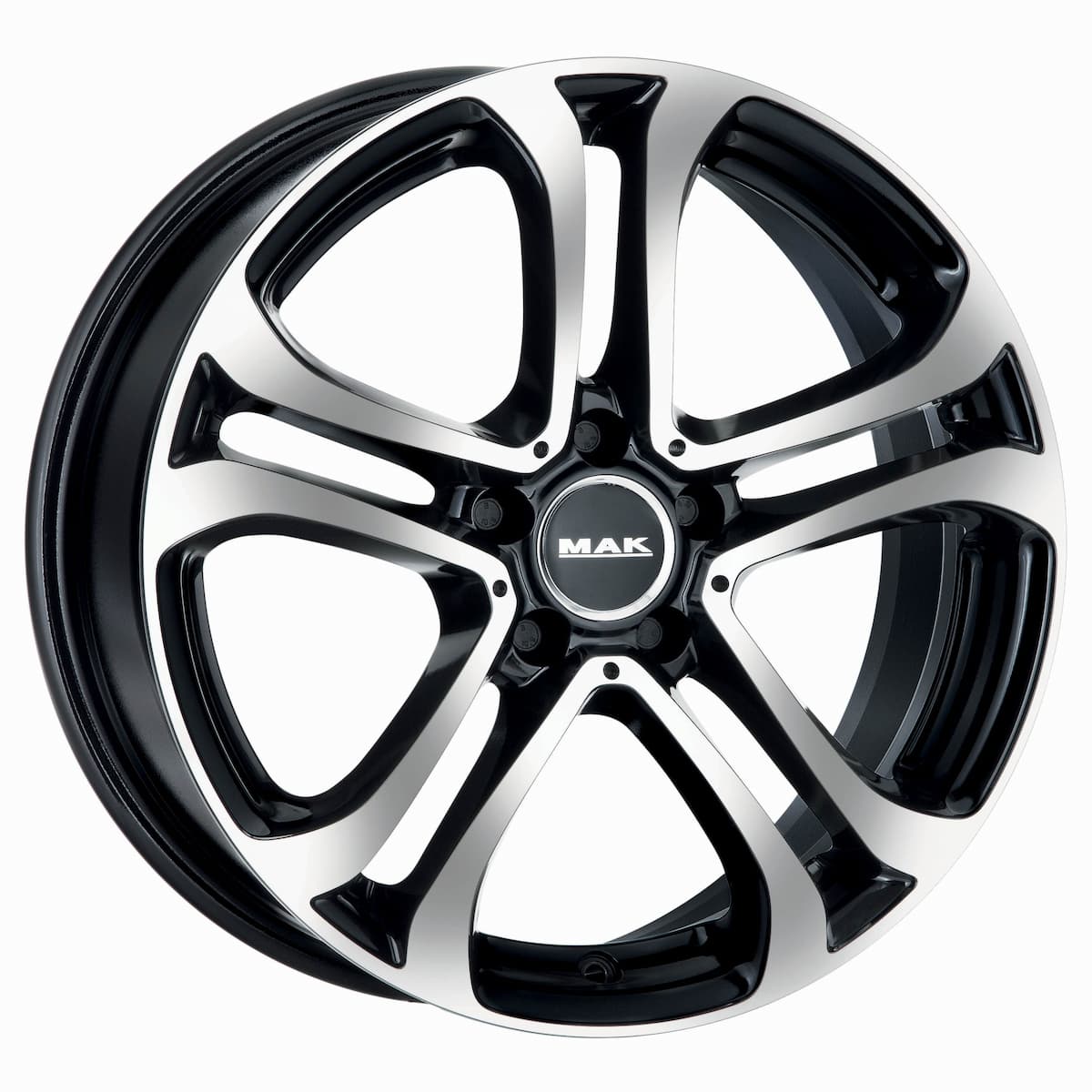 Mak Stuttgart 7.5x17 5x112 ET45 DIA66.6 black mirror 